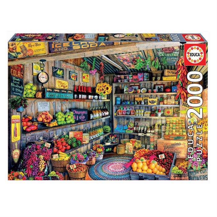 Educa Puzzle 2000 Parça Bakkal Dükkanı 17128
