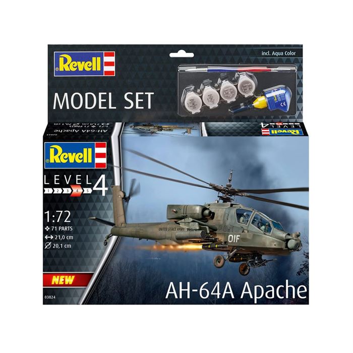 Revell Model Set AH-64A Apache 63824
