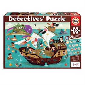 Educa Puzzle 50 Parça Dedektif Korsan Botu 18896