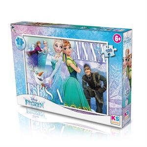 Ks Games Frozen Puzzle 100 Parça Frz714