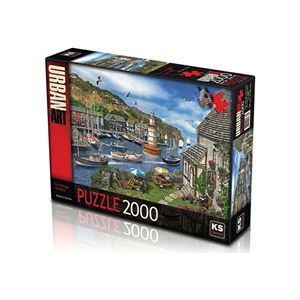 Ks Games Puzzle 2000 Parça The Village Harbour 11386