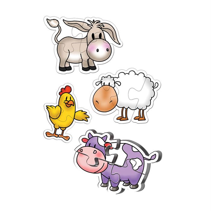 Ks Games Baby Puzzle Baby Puzzle Çiftlik Hayvanları 12002
