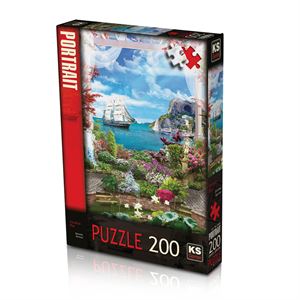 Ks Games Puzzle 200 Parça Paradise Bay 24002
