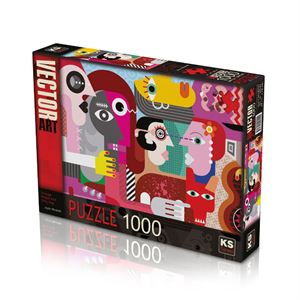 Ks Games Puzzle 1000 Parça Strange People And Dirty Dog 20544