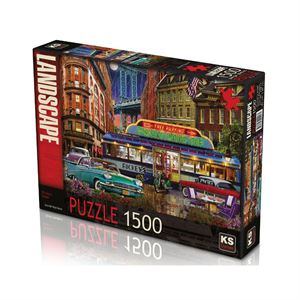 Ks Games Puzzle 1500 Parça Rickeys Diner 22017