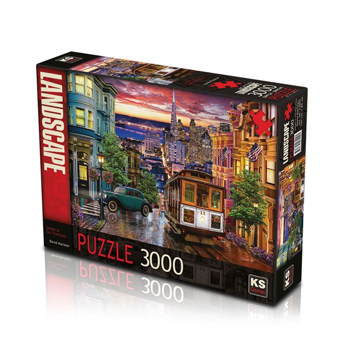 Ks Games Puzzle 3000 Parça Sunset İn San Francisco 23009
