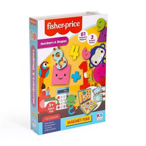 Ks Games Fisher Price Baby Numbers-Shapes 6in1 Puzzle FP 13411
