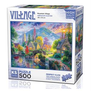 Ks Games Puzzle 500 Parça Mountain Village 20046