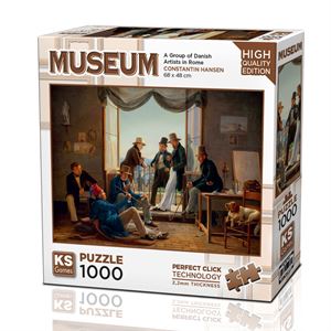 Ks Games Puzzle 1000 Parça A Group of Danish Artists in Rome 20660