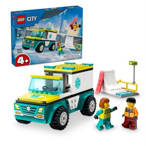 LEGO City Acil Ambulansı Ve Snowboardcu 60403
