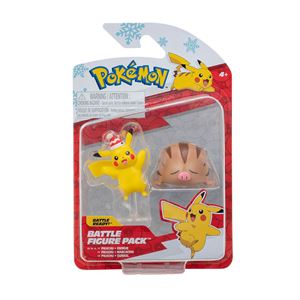 Pokemon Battle 2Li Figür Pkw3030 Pikachuswinub Pokpkw2850
