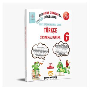 6. Sınıf Türkçe 20 Sarmal Deneme Sinan Kuzucu Yayınları