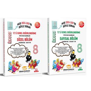 8. Sınıf İlk Doz 12'li Genel Değerlendirme Sınav Seti Sinan Kuzucu Yayınları