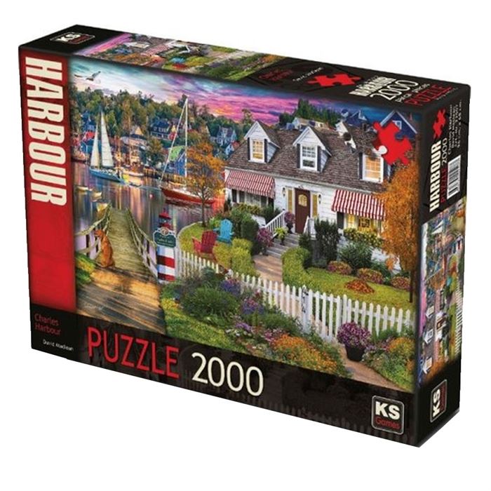 Ks Games Puzzle 2000 Parça Charles Harbour 22507