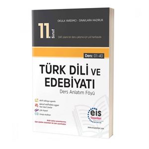 11. Sınıf Türk Dili ve Edebiyatı Ders Anlatım Föyü EİS Yayınları