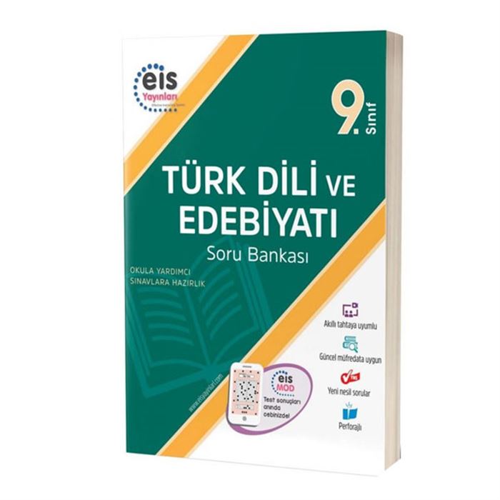 9 Sınıf Türk Dili ve Edebiyatı Soru Bankası Eis Yayınları