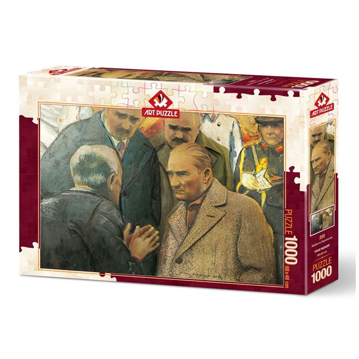 Art Puzzle 1000 Parça Atatürk ve Depremzede 4589
