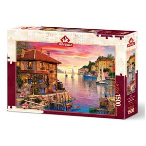 Art Puzzle 1500 Parça Akdeniz Limanı 5374
