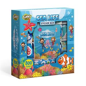 Funny Stickers Sea Life Çıkartma Kutusu
