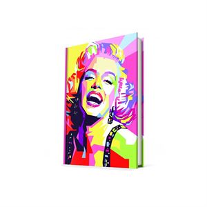 Deffter Pop Art Marilyn Monroe Çizgili Defter 64872-6