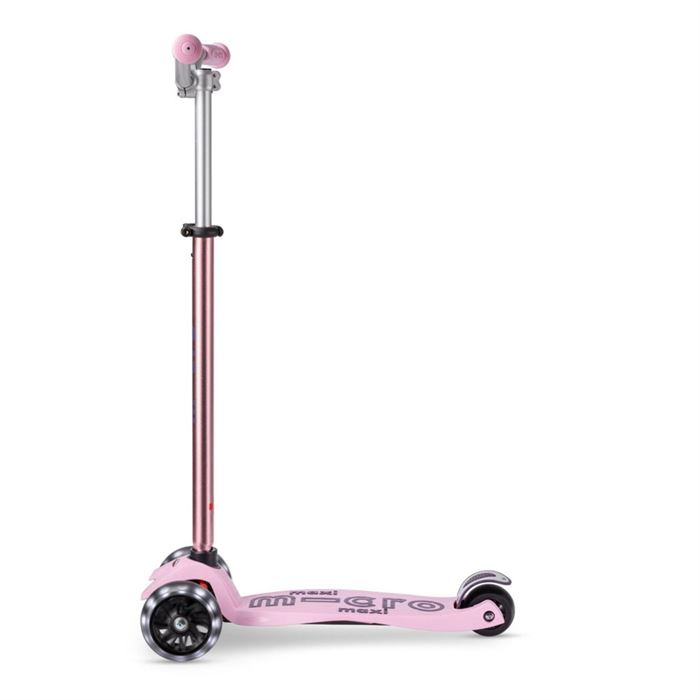 Maxi Micro Scooter Deluxe Pro Led Rose MCR.MMD135