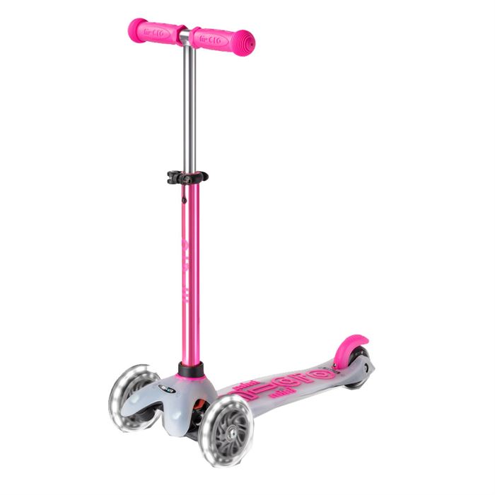 Mini Micro Scooter Deluxe Flux Led Neochrome Pink MCR.MMD363