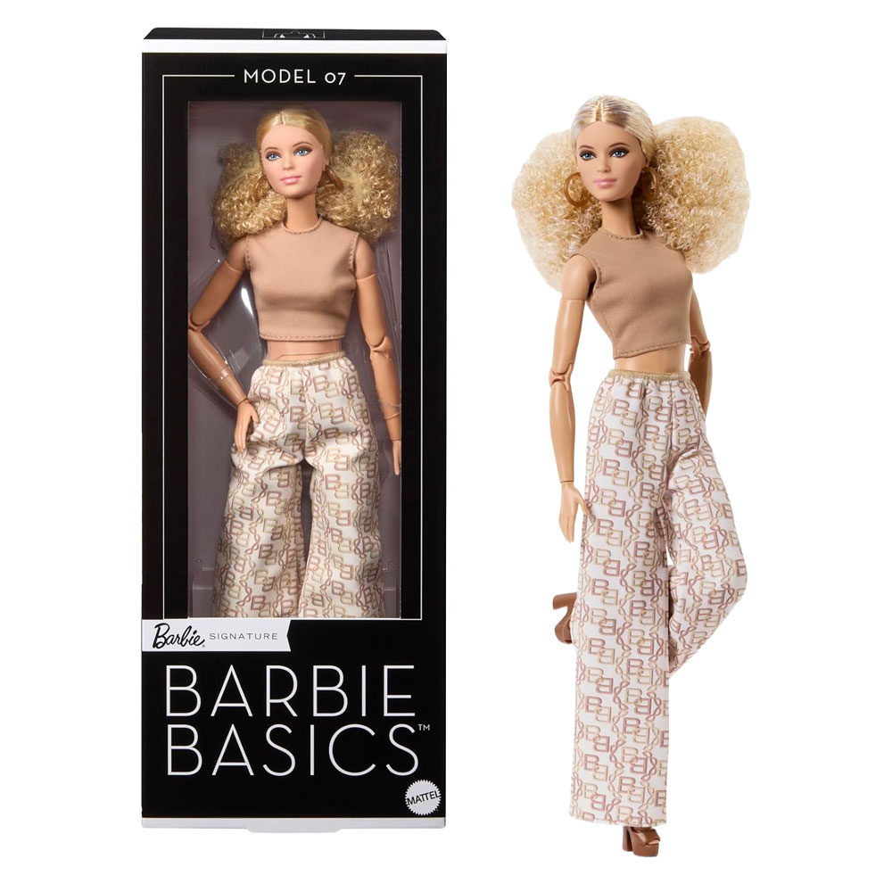 Barbie Basics 07 Siyah Uzun Saçlı JJX26